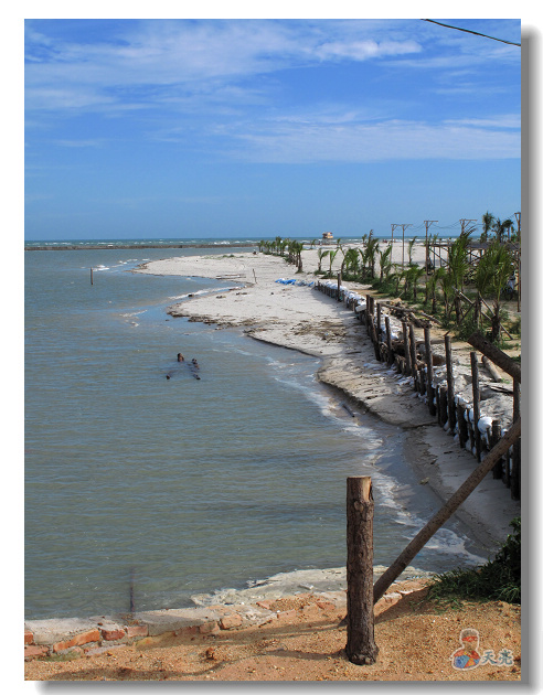 阳光灿烂的大敦海(有刚装好的大风车图)-镜头里的北海-北海365网