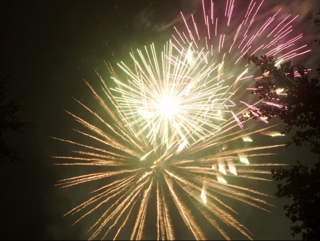 正月十五看烟花--北生的烟花