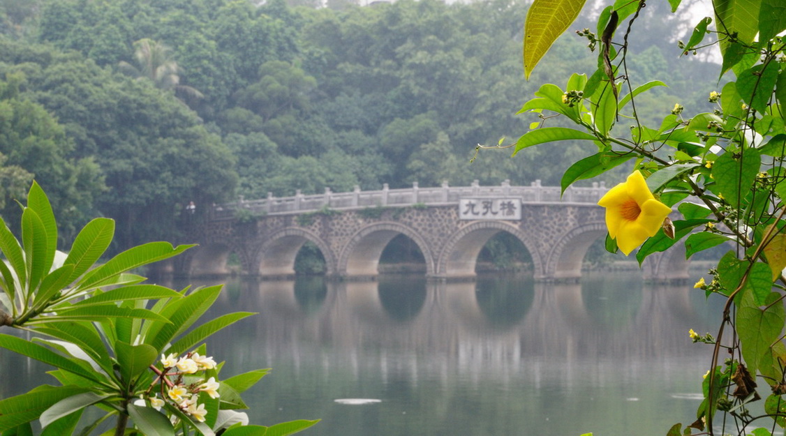 湛江寸金公园---九孔桥