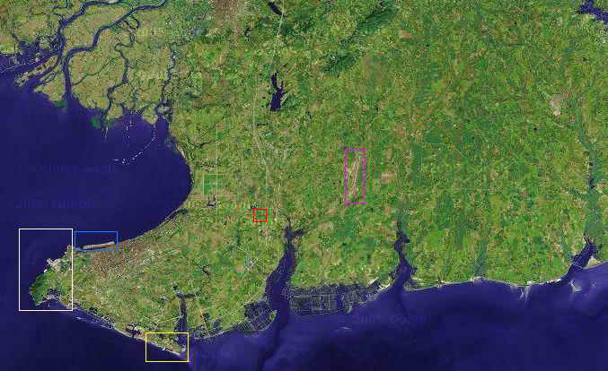 最新北海卫星地图