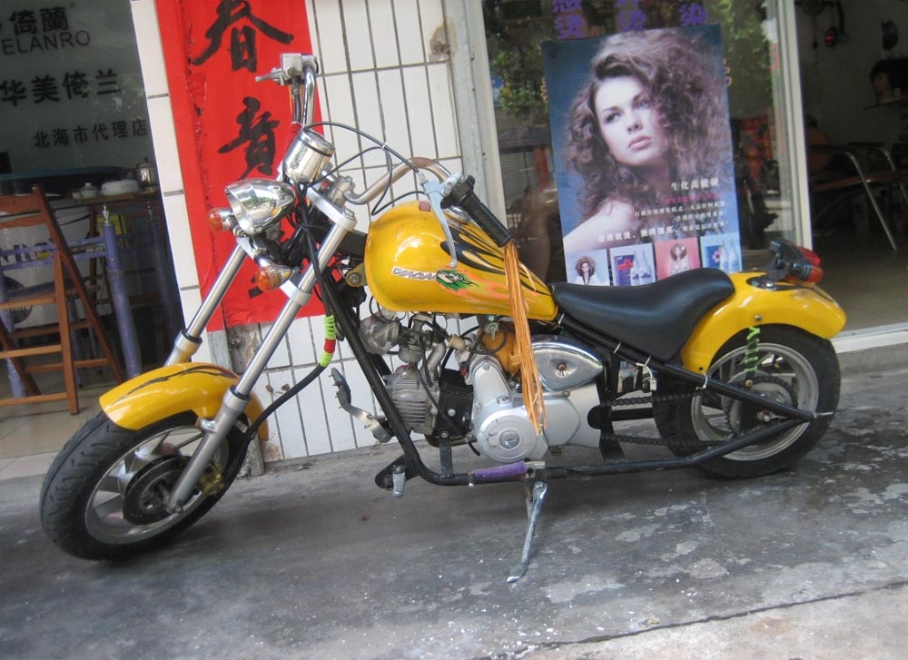 转让:二手哈雷小太子四冲-110cc-摩托车/电动车-北海365网(beihai365.