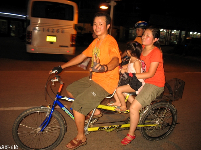 2007年7月3日周二晚夜骑