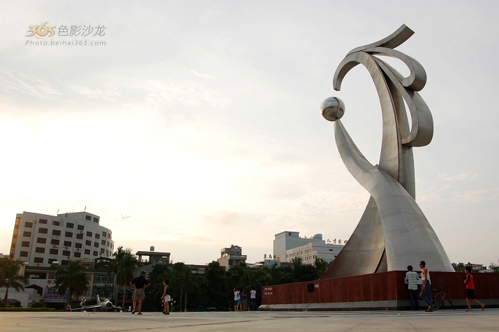 廉州广场音乐喷泉 伴你清凉一夏(多图)-今日合浦-北海365网(beihai365