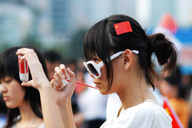 合浦仔亲历广州2008.5.7.圣火传递,巧遇广州版爱国"烂仔"(多图杀猫)