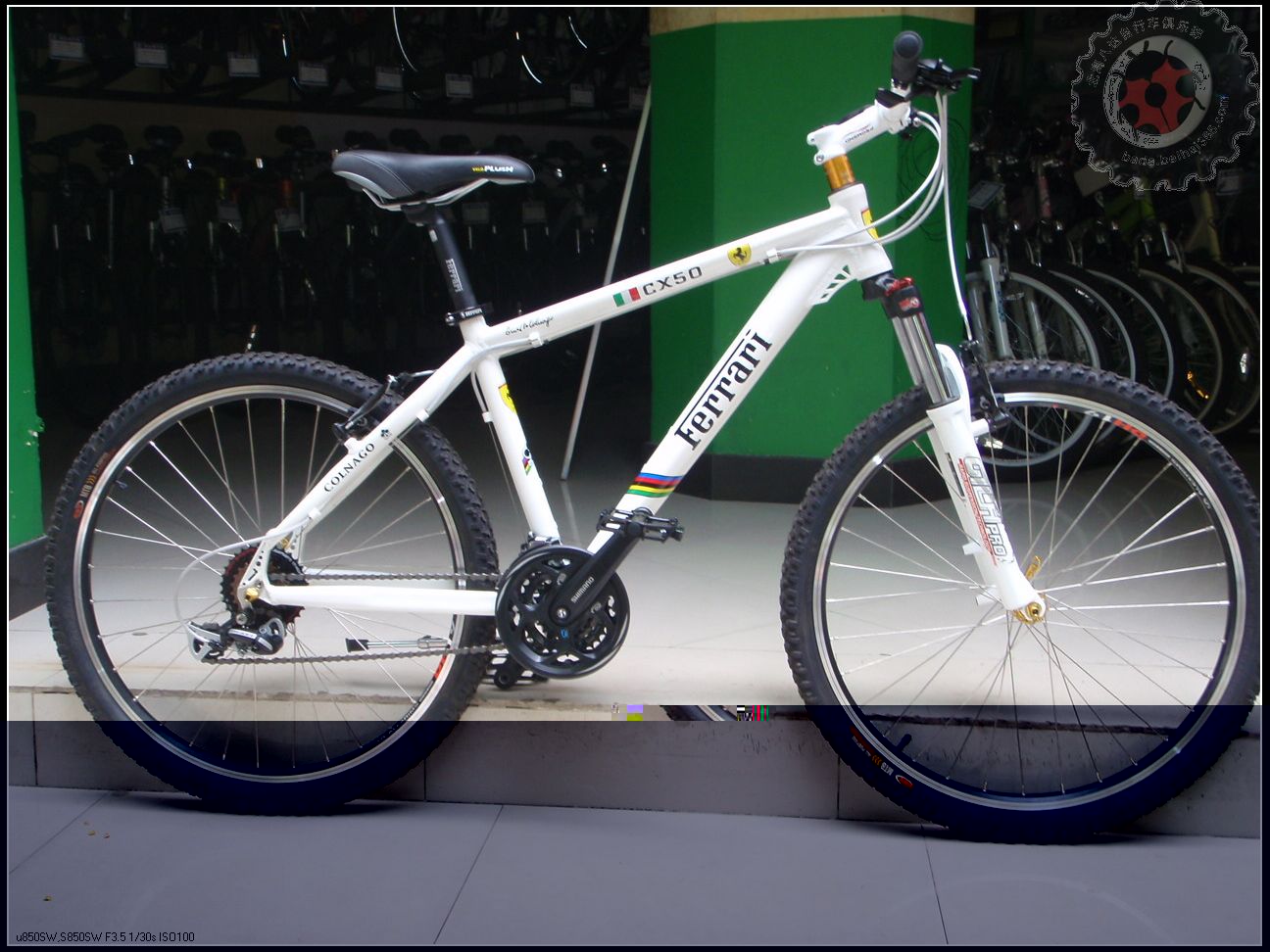 法拉利diy24速山地车