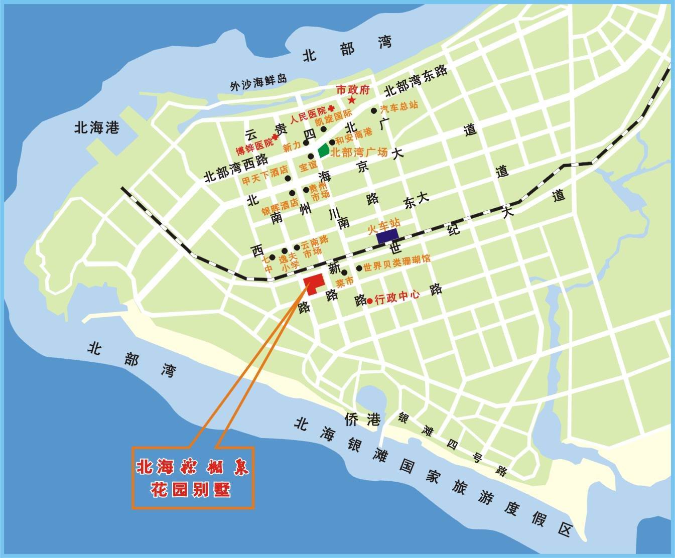 高檔園林水景別墅2100元/m2-房地產沙龍-北海365網(beihai365.com)