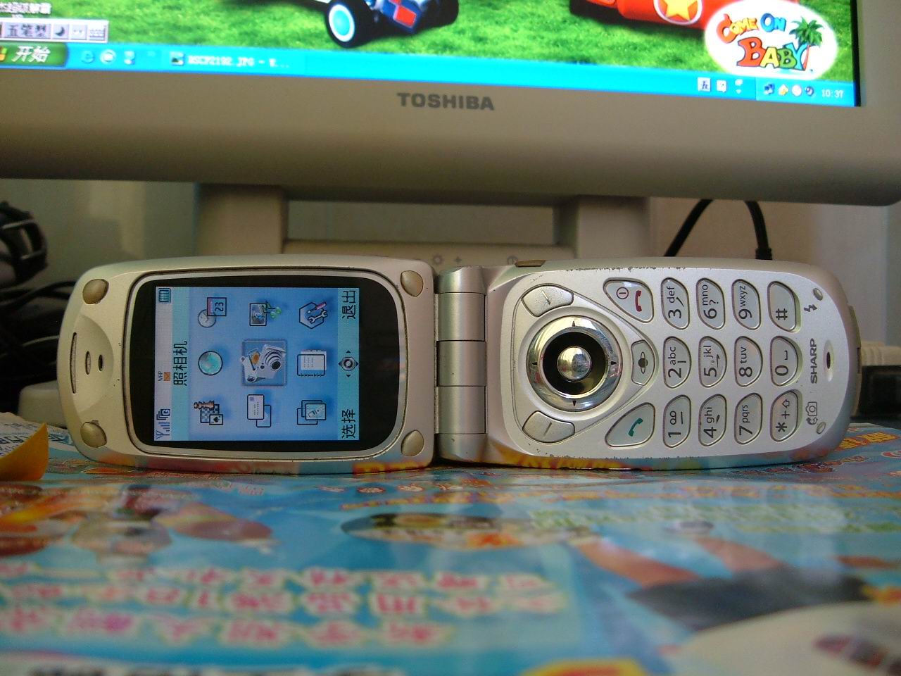 转让:夏普gx22大彩屏摄像手机