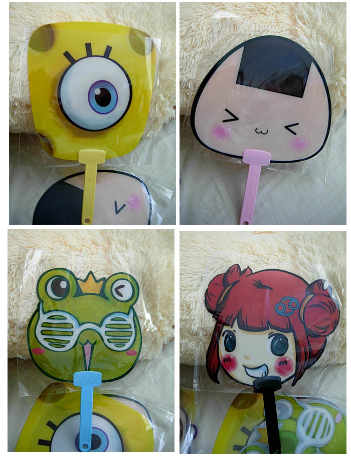 夏日必备——【卡通q版扇子】 实用又时尚