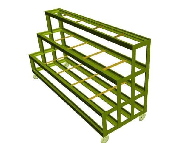 转让:小本创业用的带轮子的货架(有图片)