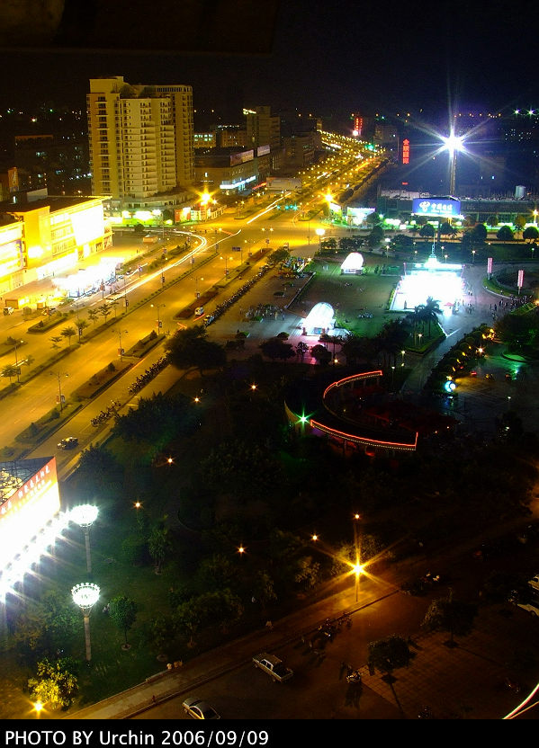 钦州夜景实拍图片