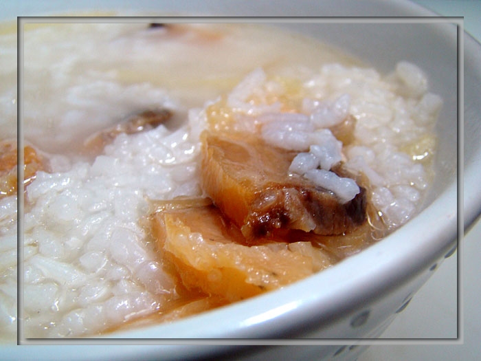 北海的金华火腿,美味的红鱼粥