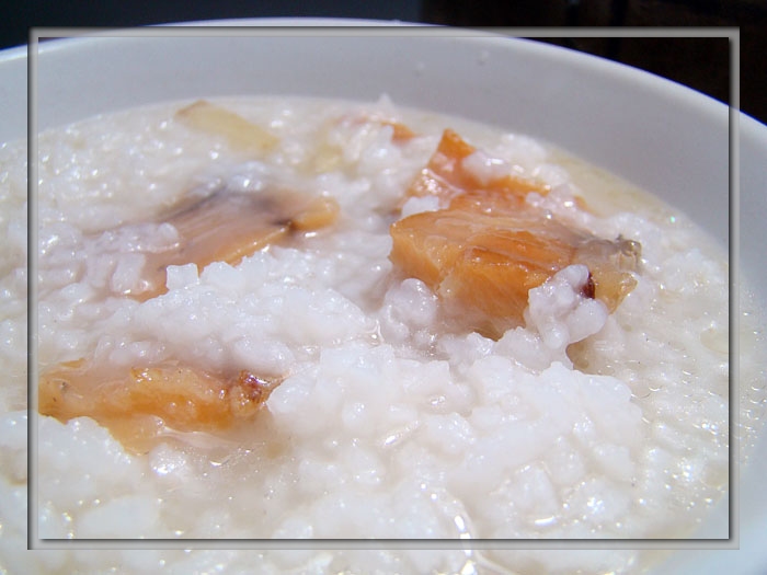 北海的金华火腿,美味的红鱼粥