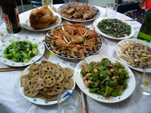 今晚佳节,我自己准备了一大桌子菜~~-私房菜-北海365网(beihai365.