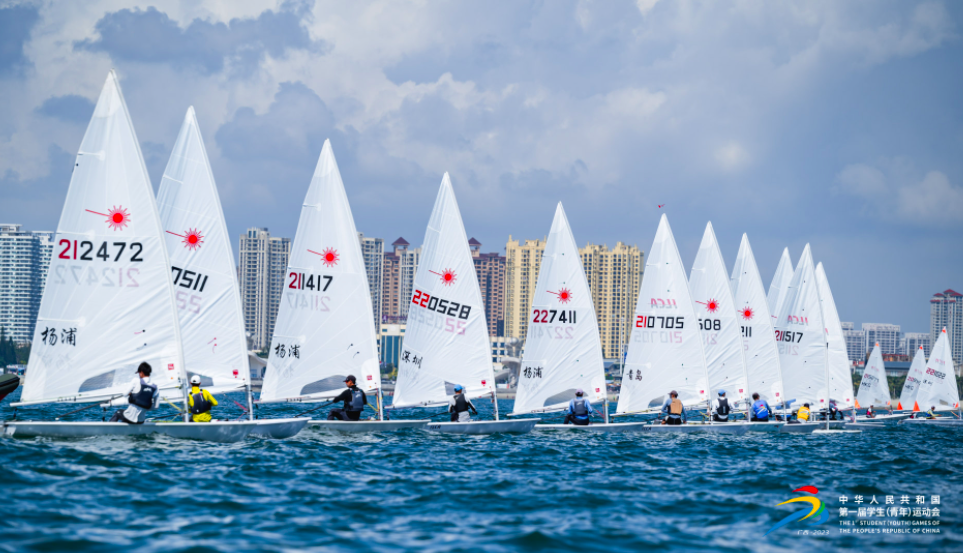 首届全国学青会公开组帆船比赛在北海圆满落幕