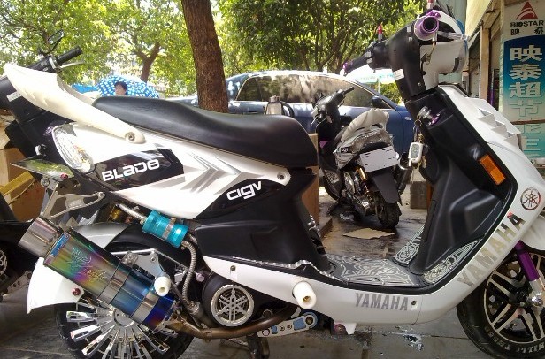 现在高手很热,发的改装的图片给大家欣赏-摩托车友会-北海365网