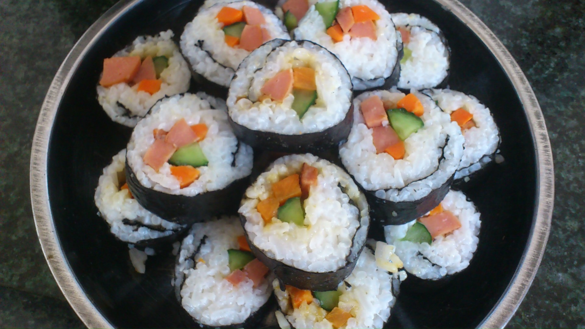 我的爱心便当——苹果醋寿司!