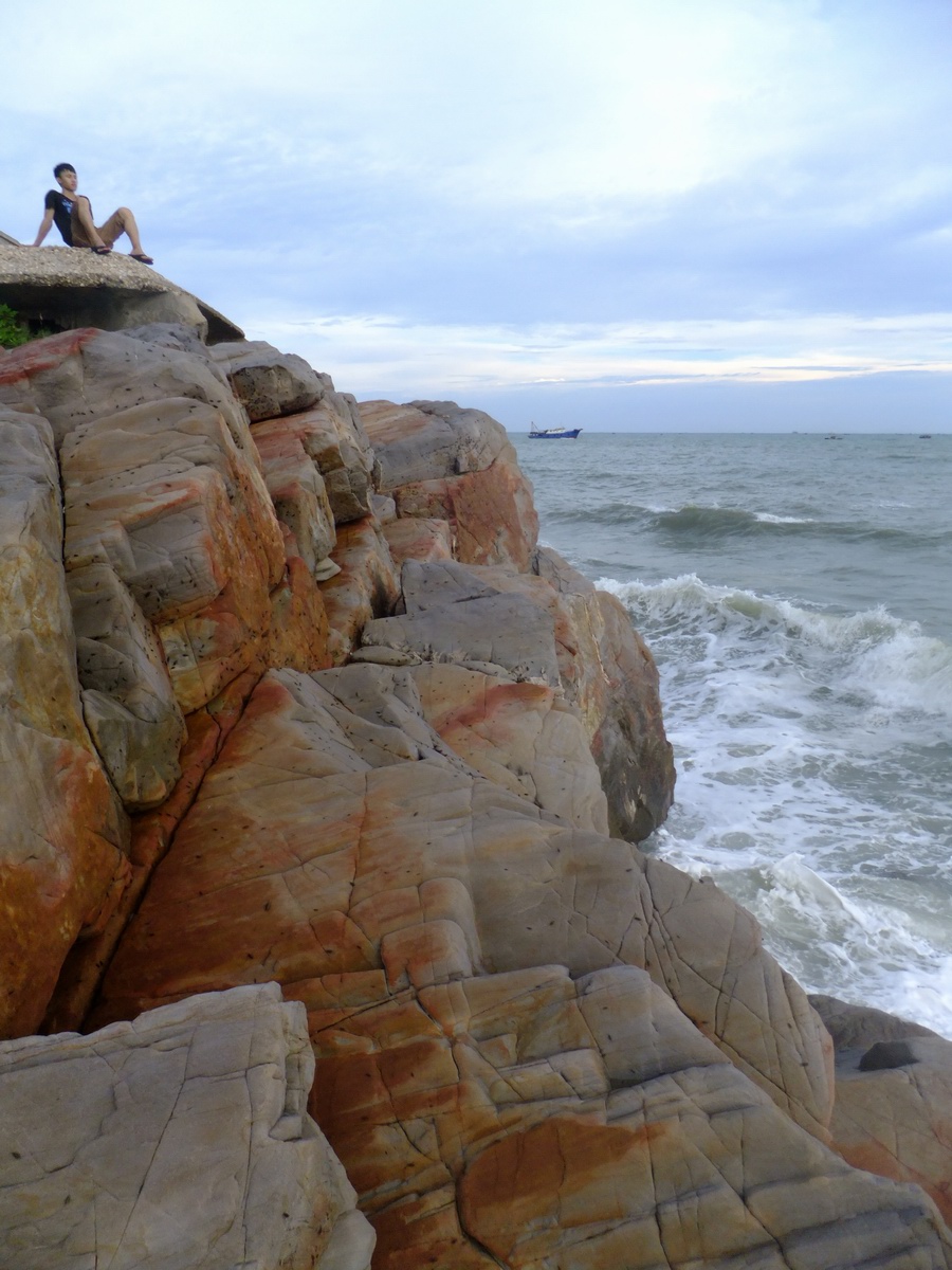 實拍漲潮時的南萬海景-色影沙龍-北海365網(beihai365.com)