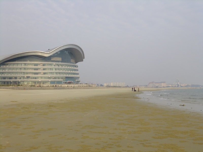 实拍银滩一号景观0202看北海发展规划