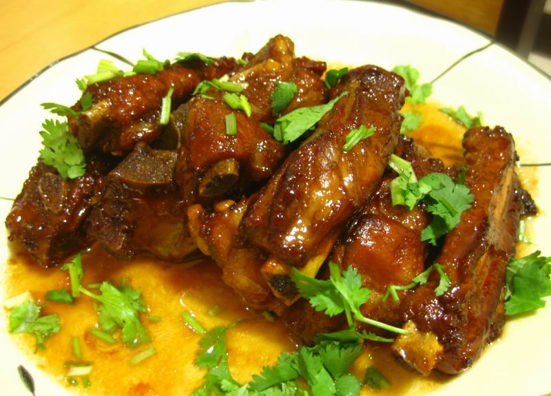 橙香蜜汁排骨川味魔芋鸭还有乱七八糟