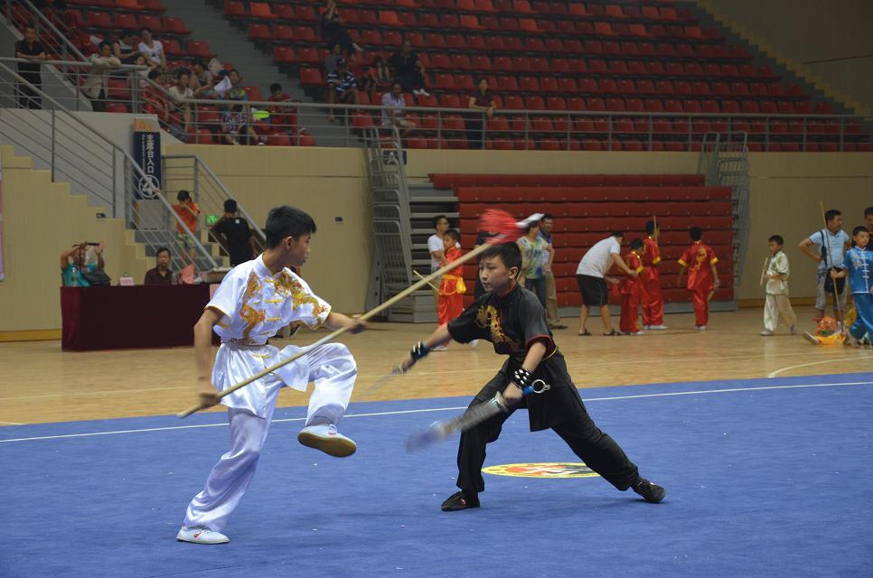 乙组南拳第二名,对练第六名朱颉