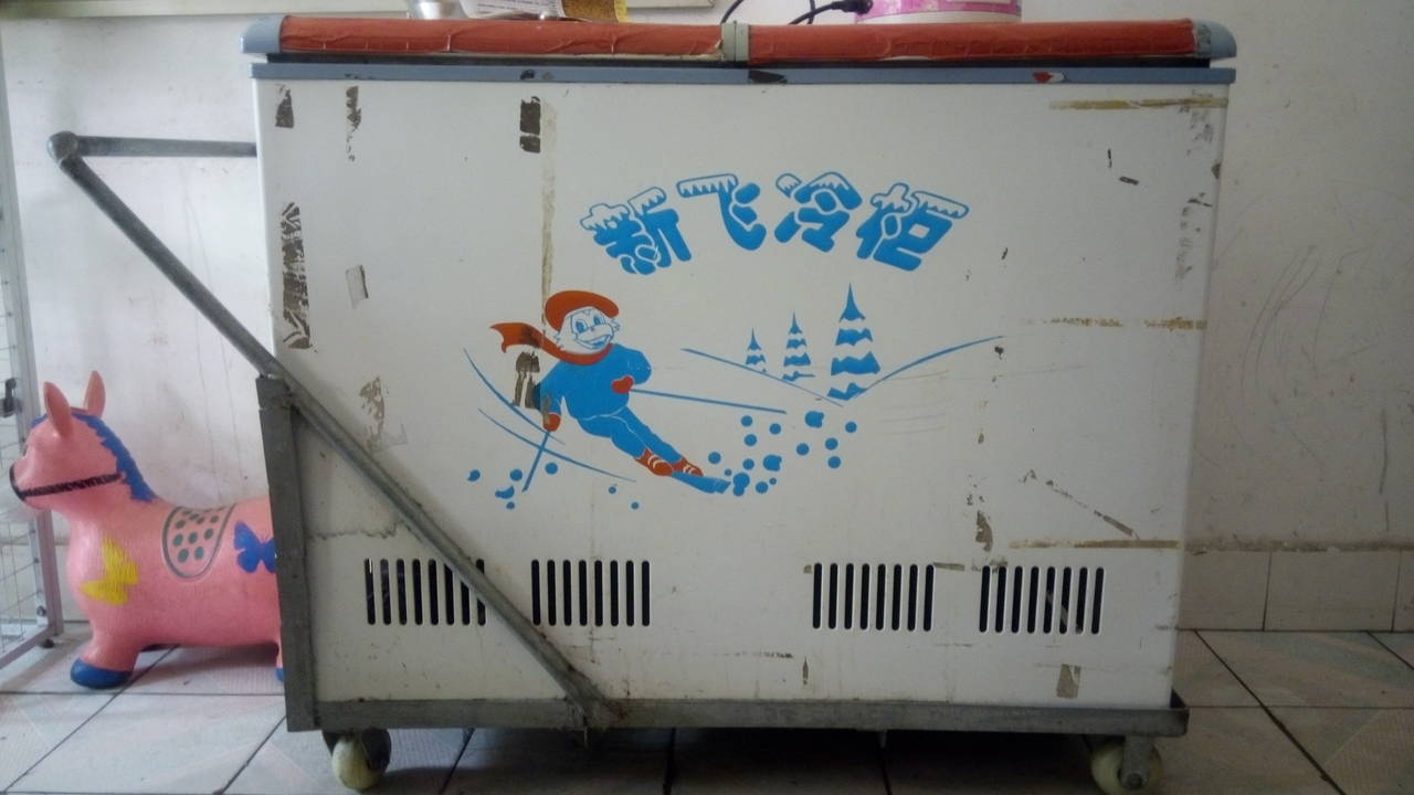 出自用新飞冰柜,电联