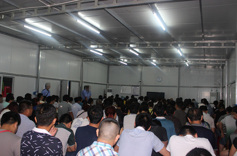 带回公安机关进行留置审查的涉传人员