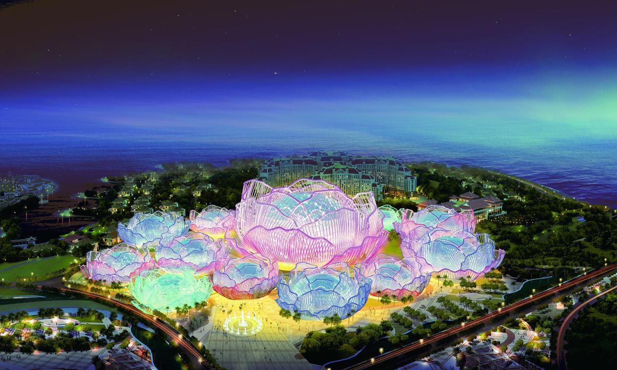 恒大集团斥1600亿在海南缔造世界最大"花型人工岛"