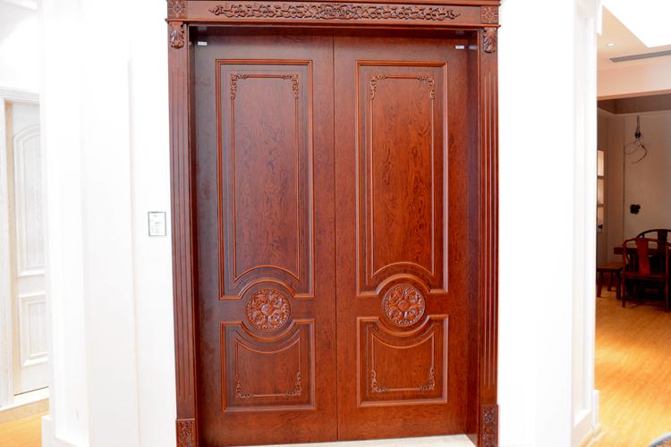 美如画的浮雕丨千川木门实拍