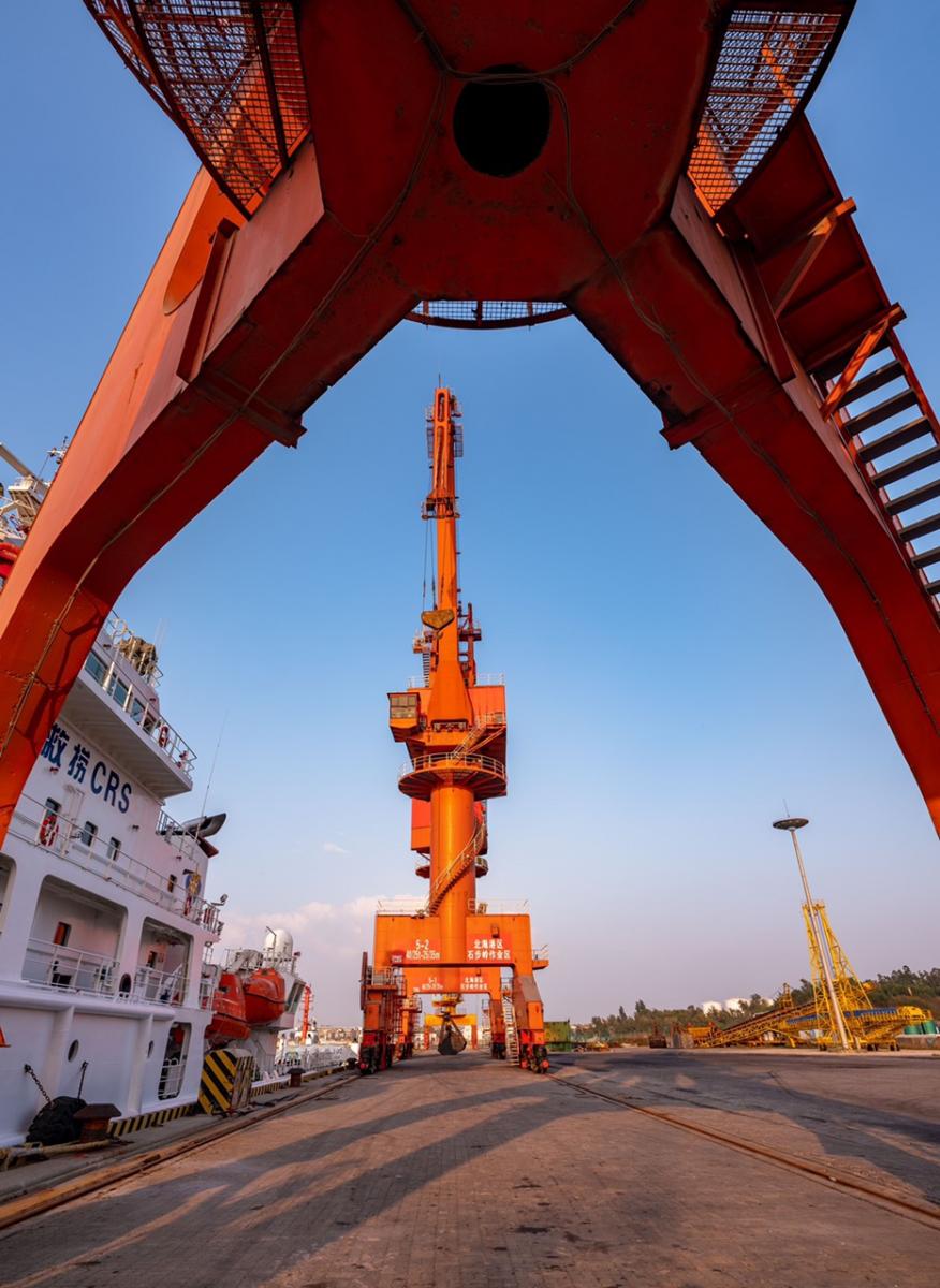 北海深水港的风景