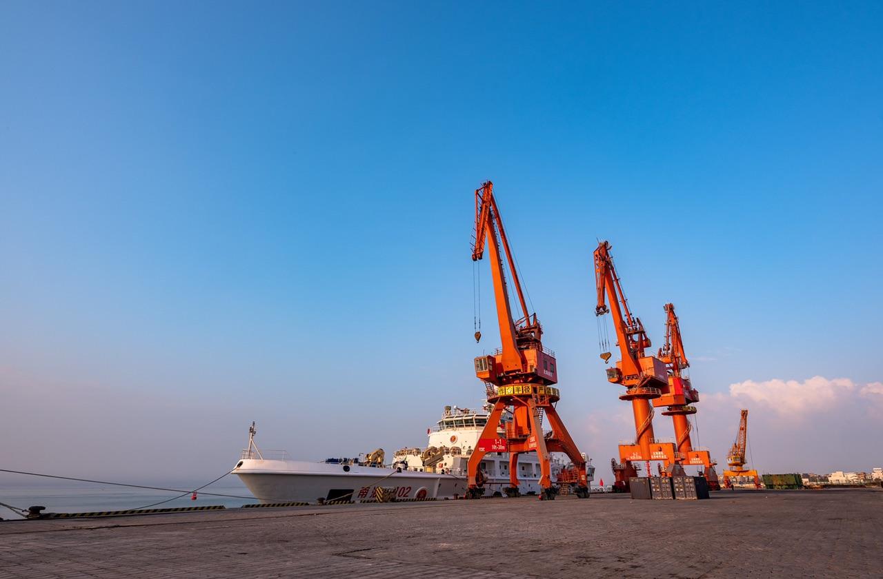 北海深水港的风景
