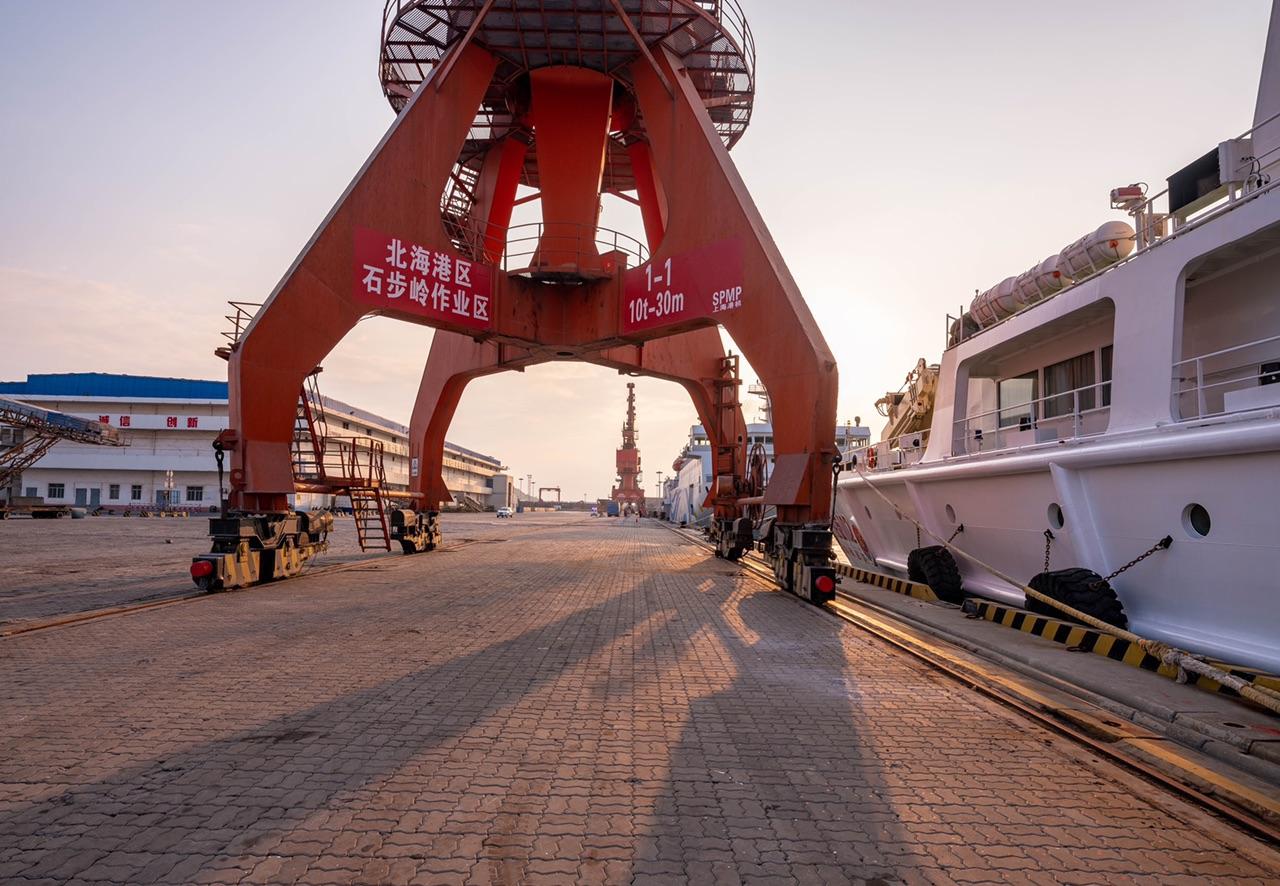 北海深水港的风景