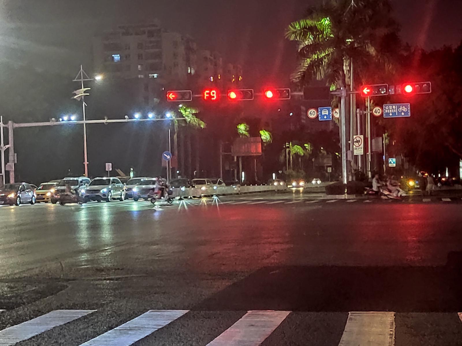红灯路口照片图片