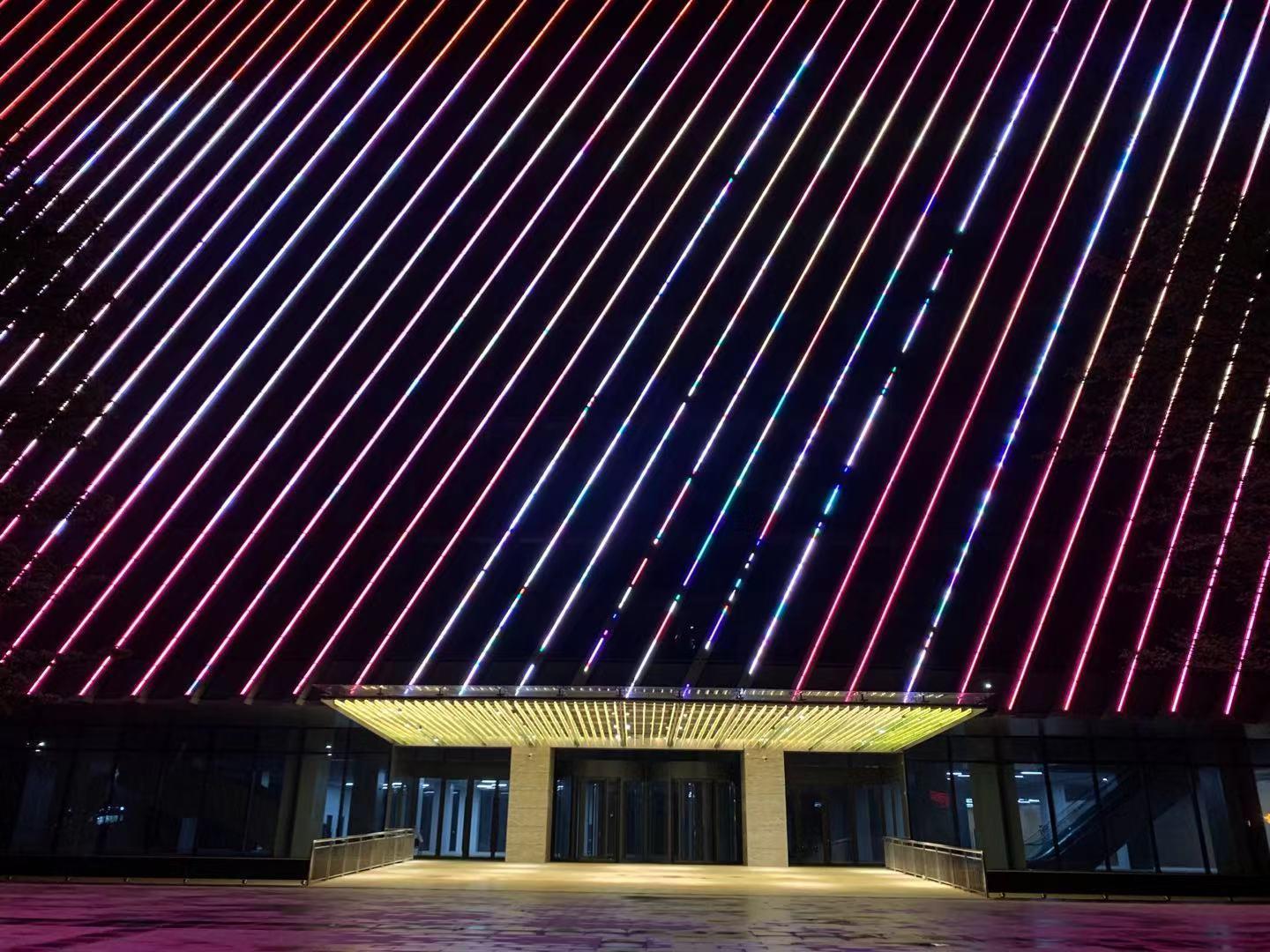 原来亮灯后的北海新图书馆这样美丽