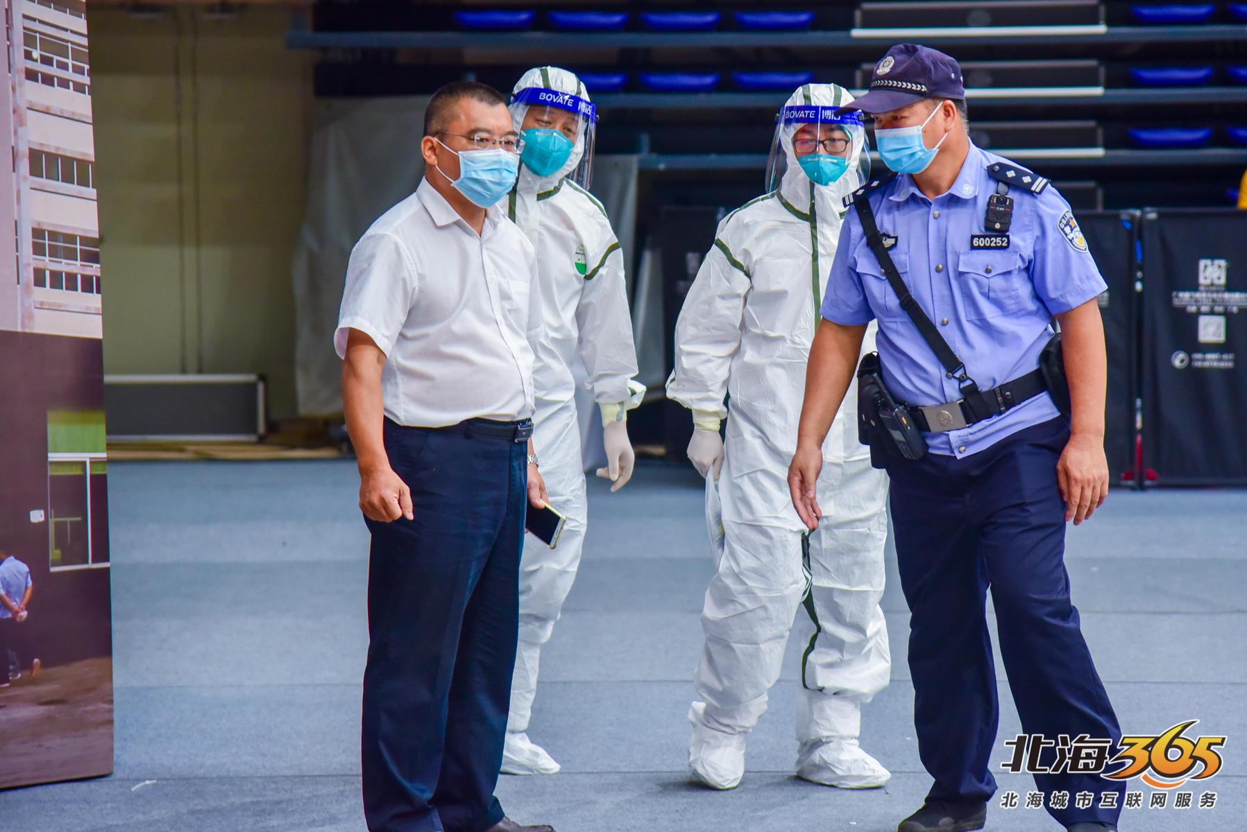 紧张专业有序全程记录北海新冠肺炎疫情应急处置演练多图