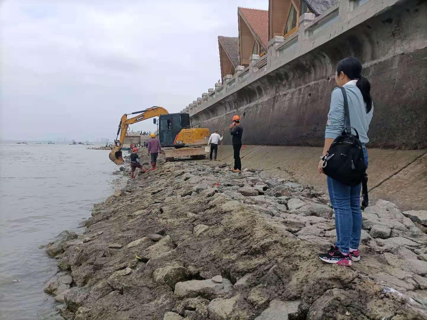 加固海堤護坡154m北海網紅外沙島拍照散步更安全