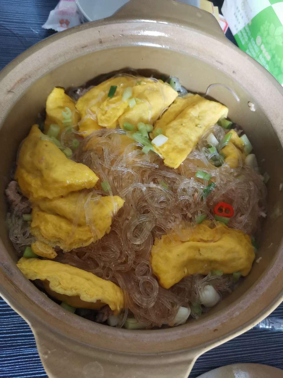 家的味道之蛋饺粉丝煲