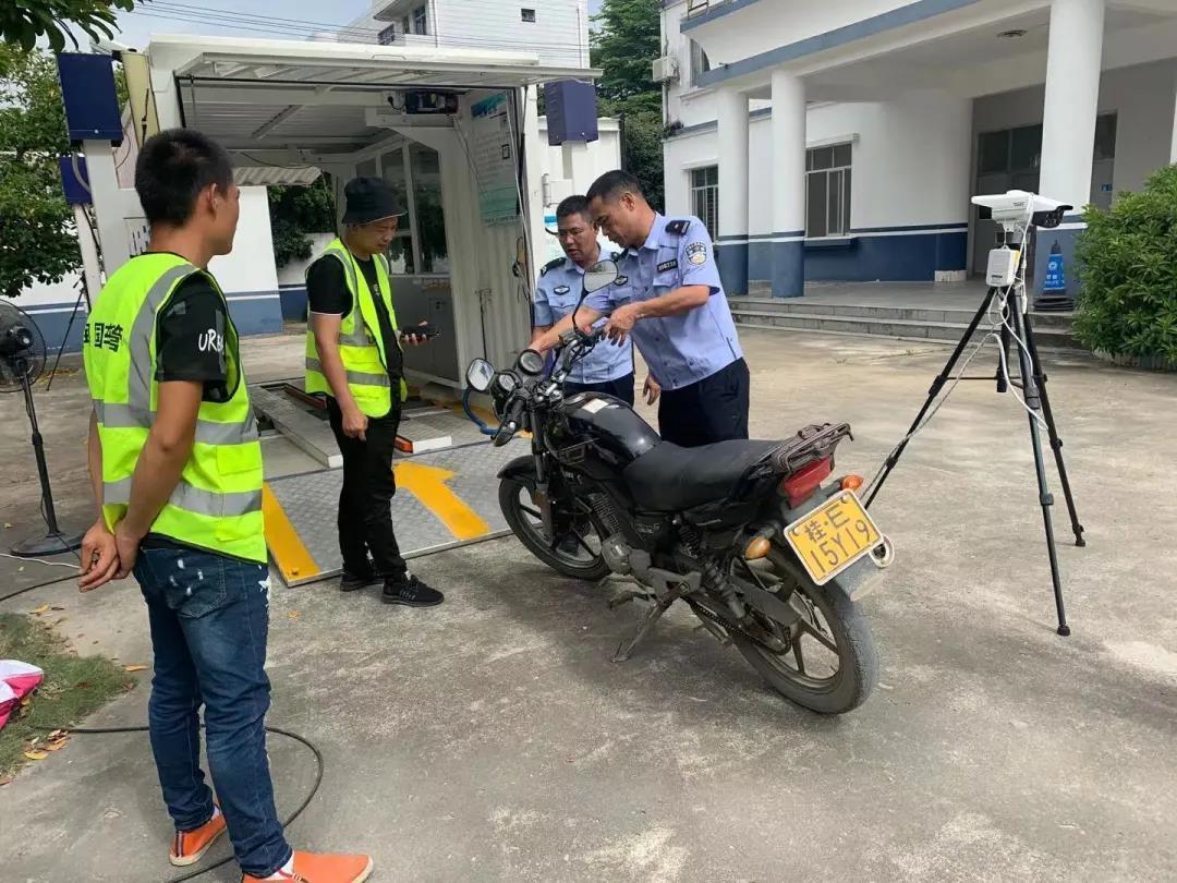 合浦人不用为了车检到处跑了6月起家门口就可以进行摩托车年检