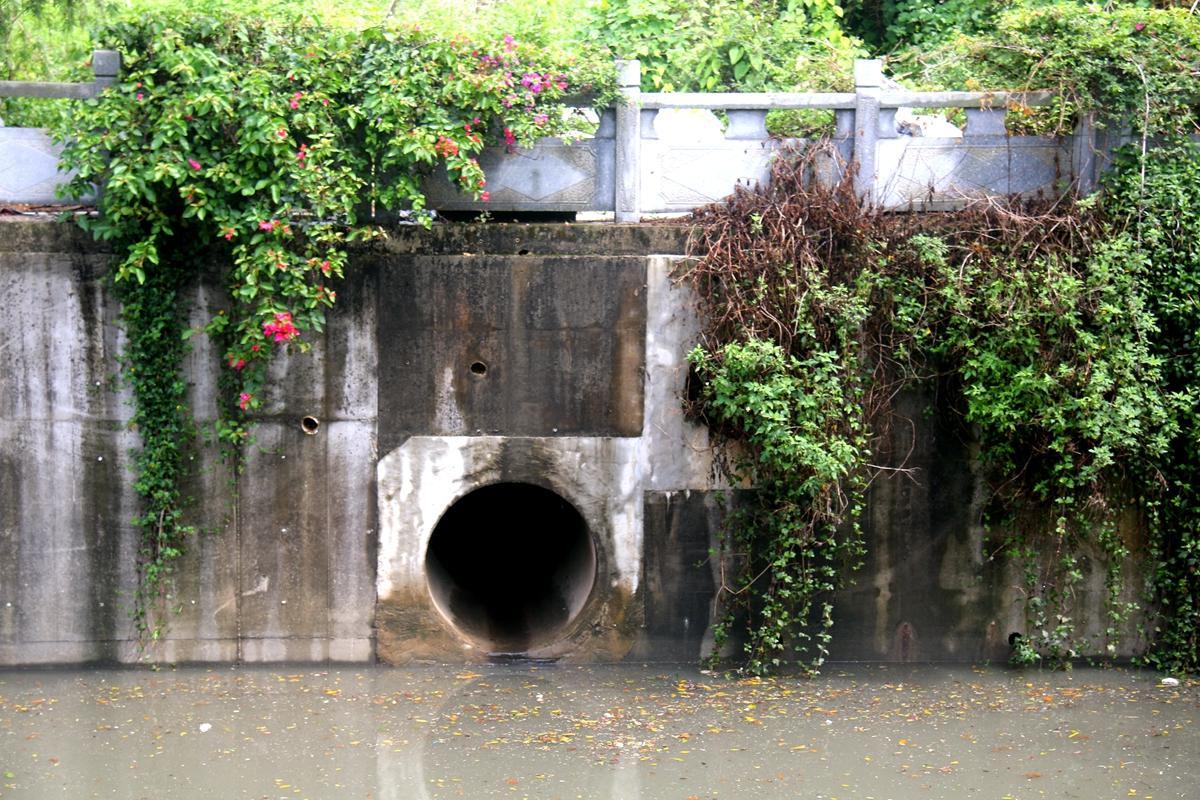 实地走访北海铁路明渠:昔日恶臭已不在,大雨过后还能排水通畅-北海时