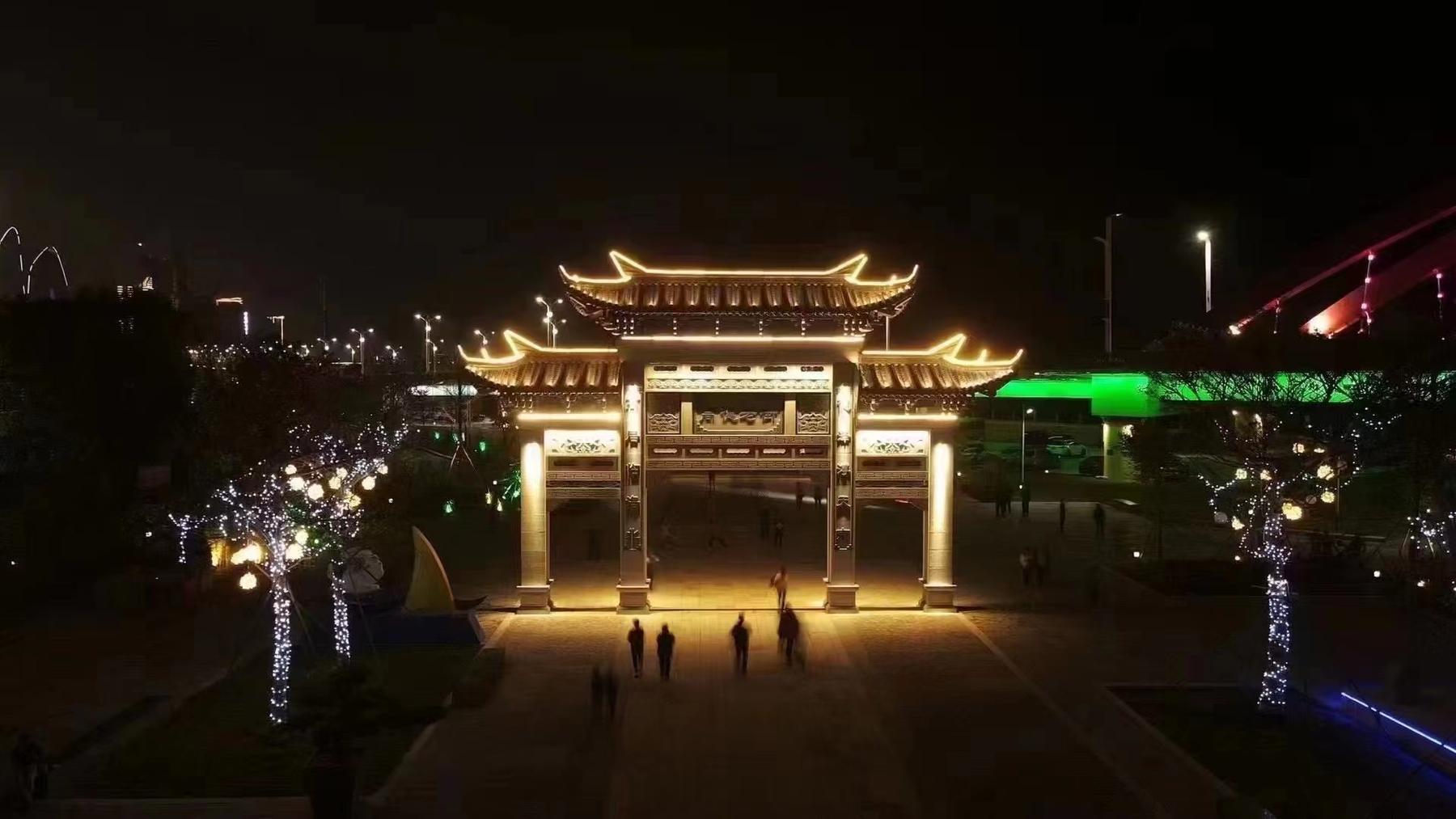 北海夜景图片